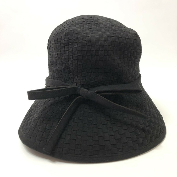 black velvet bucket hat